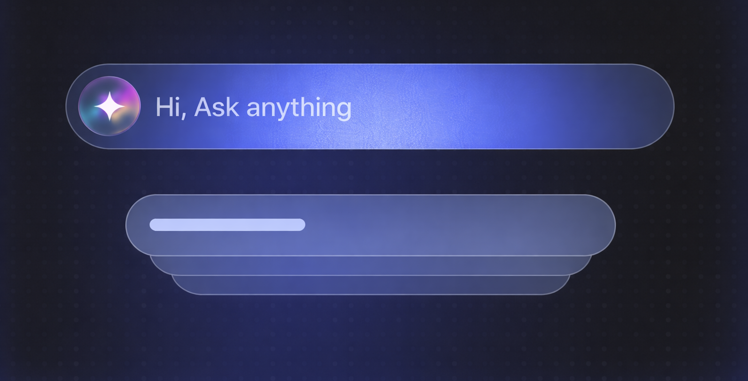 AI response preview interface